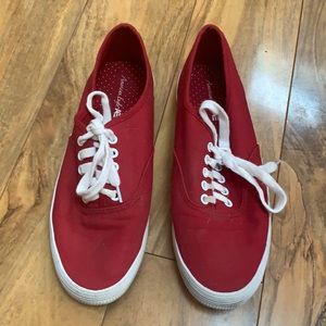 American Eagle Adorable Red Flats [used]